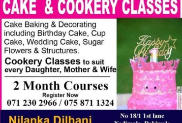 Cake and Cookery Classes Maharagama