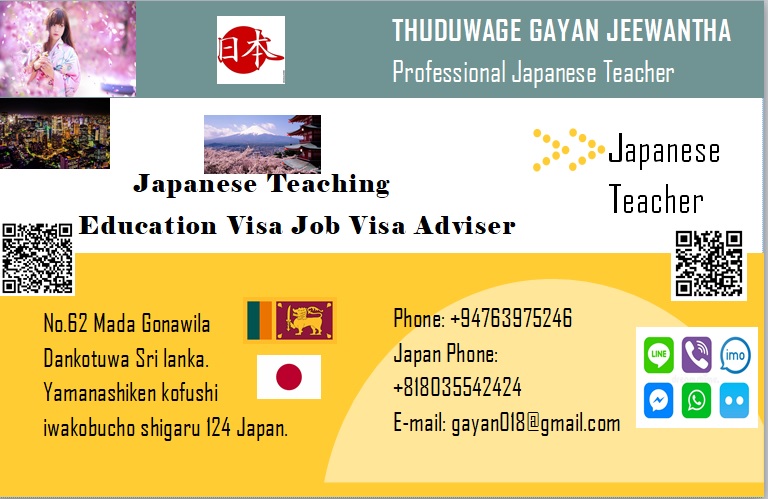 Japanese teaching and visa adviser