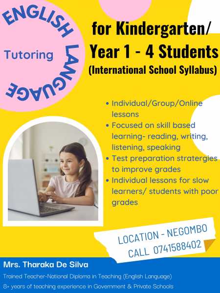 English Language Tutoring