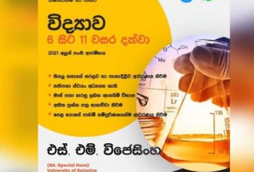 පාසල් ළමුන් සඳහා විද්‍යාව-ගණිතය පංති 6-11 ශ්‍රේණි !(online/Home visit) .