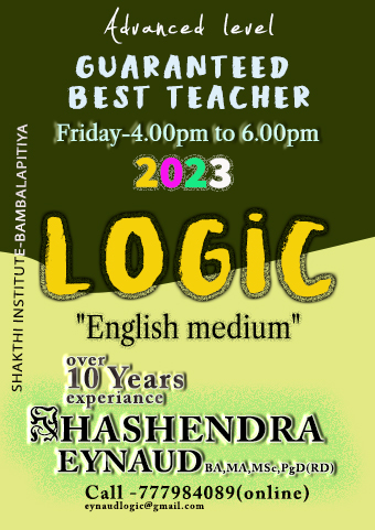 Logic Class (English Medium)