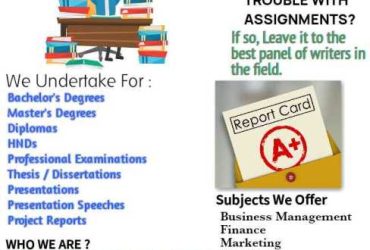 Assignment Writing Services For Students And Professionals