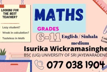 Mathematics Grade6-11 (English Medium)