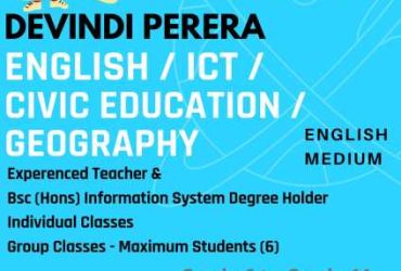 English / IT / Civic Education / Geography (Grade 6 to 11) English Medium