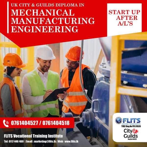 Private: City & Guilds – Level 3 Diploma in Mechanical Manufacturing Engineering