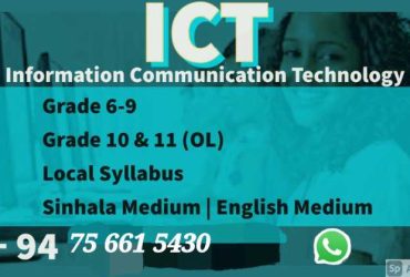 ICT Classes for Grade 6-11 & OL ICY