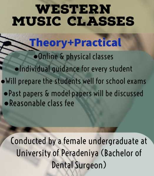 Western Music classes for grades 6-9