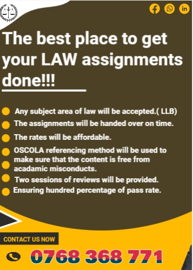Undertaking LLB assignments: